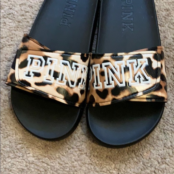 PINK Victoria's Secret Shoes - Victoria secretly pink cheetah slides